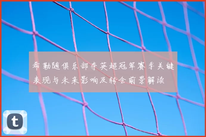 希勒随俱乐部夺英超冠军赛季关键表现与未来影响及转会前景解读